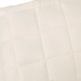 Weighted blanket light cream fabric 220x240 cm 15 kg by , Blankets - Ref: Foro24-3154828, Price: 95,64 €, Discount: %