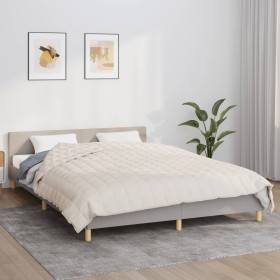 Weighted blanket light cream fabric 200x220 cm 13 kg by , Blankets - Ref: Foro24-3154823, Price: 81,09 €, Discount: %