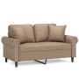 2-seater sofa with cappuccino synthetic leather cushions 120 cm by , Sofas - Ref: Foro24-3200929, Price: 259,01 €, Discount: %