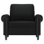 Sillón cuero sintético negro 60 cm de , Sofás - Ref: Foro24-359494, Precio: 168,90 €, Descuento: %