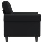 Sillón cuero sintético negro 60 cm de , Sofás - Ref: Foro24-359494, Precio: 168,99 €, Descuento: %