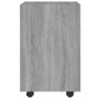 Auxiliary cabinet with wheels gray plywood 33x38x60 cm by , Lockers and storage cabinets - Ref: Foro24-815853, Price: 40,29 €...