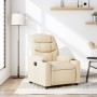 Cream Fabric Recliner by , Armchairs - Ref: Foro24-374155, Price: 225,21 €, Discount: %