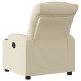 Sillón reclinable de tela crema de , Sillones - Ref: Foro24-374155, Precio: 225,21 €, Descuento: %