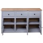 Aparador de madera maciza pino estilo Panamá gris 135x40x80 cm de vidaXL, Aparadores - Ref: Foro24-282704, Precio: 226,35 €, ...