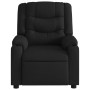 Sillón reclinable de tela negro de , Sillones - Ref: Foro24-374129, Precio: 217,63 €, Descuento: %