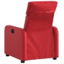 Sillón reclinable de cuero sintético rojo de , Sillones - Ref: Foro24-374188, Precio: 201,21 €, Descuento: %