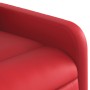 Sillón reclinable de cuero sintético rojo de , Sillones - Ref: Foro24-374188, Precio: 201,21 €, Descuento: %