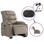 Cappuccino Synthetic Leather Electric Massage Recliner by , Armchairs - Ref: Foro24-3206626, Price: 334,18 €, Discount: %