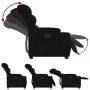 Sillón reclinable elevable tela negro de , Sillones - Ref: Foro24-3206647, Precio: 275,20 €, Descuento: %