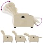 Sillón reclinable elevable de tela color crema de , Sillones - Ref: Foro24-3206653, Precio: 277,38 €, Descuento: %