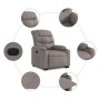 Sillón eléctrico reclinable elevable de tela gris taupe de , Sillones - Ref: Foro24-3206670, Precio: 312,10 €, Descuento: %