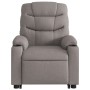 Sillón eléctrico reclinable elevable de tela gris taupe de , Sillones - Ref: Foro24-3206670, Precio: 312,10 €, Descuento: %