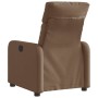 Sillón reclinable eléctrico de tela marrón de , Sillones - Ref: Foro24-3206685, Precio: 235,66 €, Descuento: %