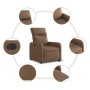 Sillón reclinable eléctrico de tela marrón de , Sillones - Ref: Foro24-3206685, Precio: 235,66 €, Descuento: %