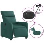 Sillón reclinable eléctrico tela verde oscuro de , Sillones - Ref: Foro24-3206687, Precio: 235,99 €, Descuento: %