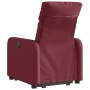 Sillón reclinable elevable tela rojo tinto de , Sillones - Ref: Foro24-3206702, Precio: 264,18 €, Descuento: %