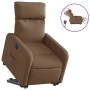 Sillón eléctrico reclinable elevable de tela marrón de , Sillones - Ref: Foro24-3206721, Precio: 296,76 €, Descuento: %