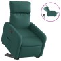 Sillón eléctrico reclinable elevable de tela verde oscuro de , Sillones - Ref: Foro24-3206723, Precio: 304,02 €, Descuento: %