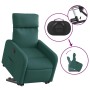 Sillón eléctrico reclinable elevable de tela verde oscuro de , Sillones - Ref: Foro24-3206723, Precio: 304,02 €, Descuento: %