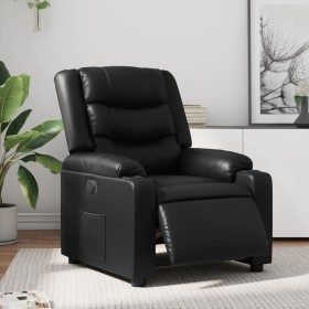 Sillón reclinable eléctrico de cuero sintético negro de , Sillones - Ref: Foro24-3206543, Precio: 276,99 €, Descuento: %