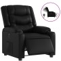 Sillón reclinable eléctrico de cuero sintético negro de , Sillones - Ref: Foro24-3206543, Precio: 267,93 €, Descuento: %