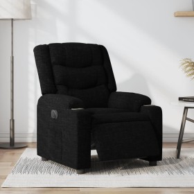 Sillón reclinable eléctrico de tela negro de , Sillones - Ref: Foro24-3206569, Precio: 267,99 €, Descuento: %