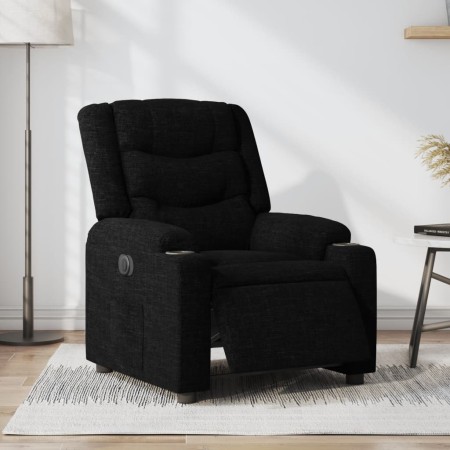 Black Fabric Power Recliner by , Armchairs - Ref: Foro24-3206569, Price: 267,45 €, Discount: %