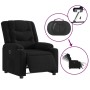 Sillón reclinable eléctrico de tela negro de , Sillones - Ref: Foro24-3206569, Precio: 267,99 €, Descuento: %