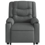 Sillón reclinable elevable de tela gris oscuro de , Sillones - Ref: Foro24-3206574, Precio: 307,99 €, Descuento: %