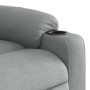 Sillón de masaje reclinable de pie de tela gris claro de , Sillones - Ref: Foro24-3206576, Precio: 280,31 €, Descuento: %