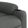 Sillón de masaje eléctrico reclinable elevable tela gris oscuro de , Sillones - Ref: Foro24-3206583, Precio: 415,66 €, Descue...