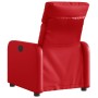 Sillón reclinable eléctrico de cuero sintético rojo de , Sillones - Ref: Foro24-3206740, Precio: 240,67 €, Descuento: %