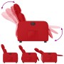 Sillón reclinable eléctrico de cuero sintético rojo de , Sillones - Ref: Foro24-3206740, Precio: 240,67 €, Descuento: %