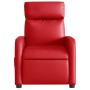 Sillón reclinable eléctrico de cuero sintético rojo de , Sillones - Ref: Foro24-3206740, Precio: 240,67 €, Descuento: %