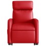 Sillón reclinable elevable cuero artificial rojo de , Sillones - Ref: Foro24-3206754, Precio: 258,50 €, Descuento: %