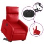 Sillón elevable eléctrico cuero artificial rojo de , Sillones - Ref: Foro24-3206768, Precio: 298,29 €, Descuento: %