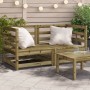 Garden corner sofas 2 units impregnated pine wood 70x70x67cm by , Modular outdoor sofas - Ref: Foro24-837913, Price: 124,11 €...