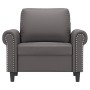 Gray synthetic leather armchair 60 cm by , Sofas - Ref: Foro24-359496, Price: 170,88 €, Discount: %