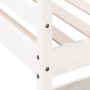 Loft bed with solid white pine wood desk 80x200 cm by , Beds and slatted bases - Ref: Foro24-842855, Price: 262,15 €, Discoun...