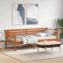 Wachsbraunes Schlafsofa aus massivem Kiefernholz, 80 x 200 cm von , Betten und Lattenroste - Ref: Foro24-842869, Preis: 110,9...