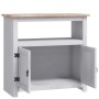 Corona Range TV cabinet gray Mexican pine 80x43x78 cm by vidaXL, TV Furniture - Ref: Foro24-282641, Price: 113,99 €, Discount: %