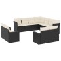 11-piece garden sofa set and black synthetic rattan cushions by , Garden sets - Ref: Foro24-3219116, Price: 641,52 €, Discoun...