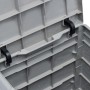 Garden storage box 90 L light gray by vidaXL, Outdoor storage boxes - Ref: Foro24-45683, Price: 38,09 €, Discount: %