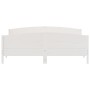 White pine wood bed frame with headboard 200x200cm by , Beds and slatted bases - Ref: Foro24-3216162, Price: 259,99 €, Discou...