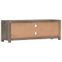 Gray recycled solid wood TV cabinet 120x30x40 cm by vidaXL, TV Furniture - Ref: Foro24-282735, Price: 232,84 €, Discount: %