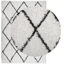 Modern long pile rug PAMPLONA cream and black 240x340cm by , Rugs - Ref: Foro24-375373, Price: 179,99 €, Discount: %