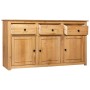 Panama style solid pine wood sideboard 135x40x80 cm by vidaXL, Sideboards - Ref: Foro24-282703, Price: 283,58 €, Discount: %