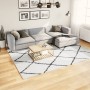 PAMPLONA cream and black modern long pile rug 200x280cm by , Rugs - Ref: Foro24-375371, Price: 105,39 €, Discount: %