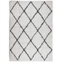 PAMPLONA cream and black modern long pile rug 200x280cm by , Rugs - Ref: Foro24-375371, Price: 105,39 €, Discount: %